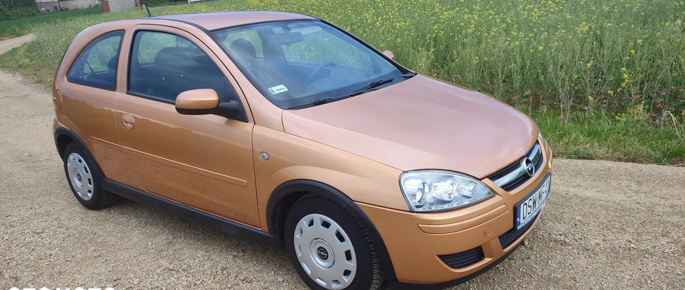 Opel Corsa cena 6400 przebieg: 207808, rok produkcji 2005 z Strzegom małe 781